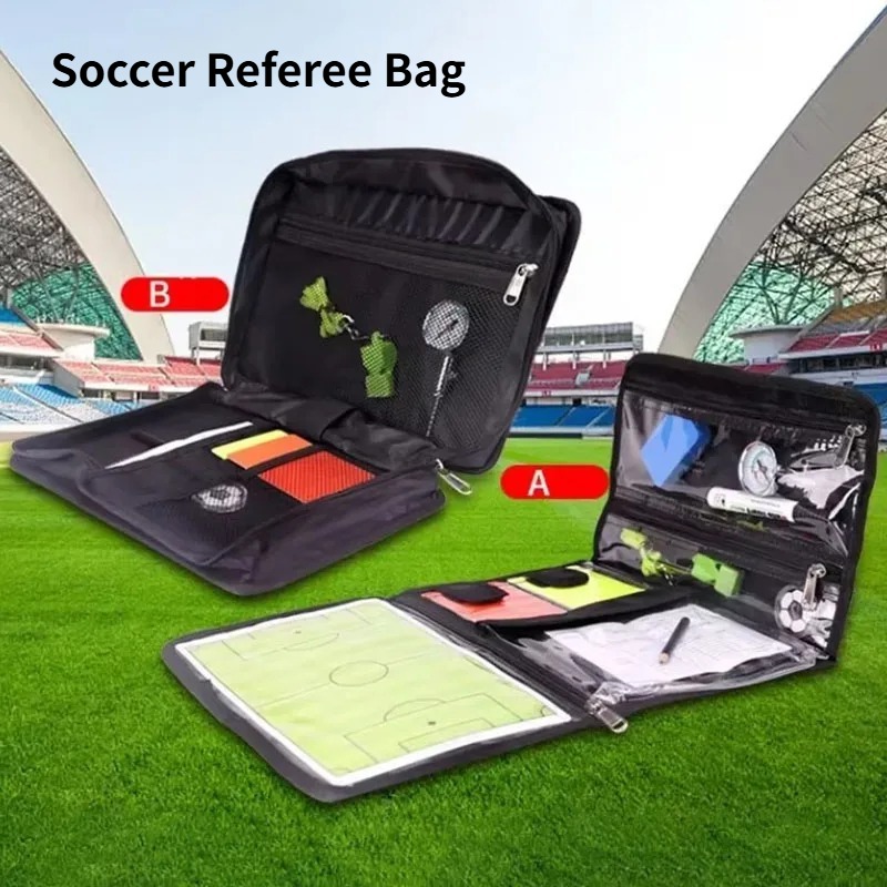 Sports Equipment Football - Zestaw torby dla sędziego piłkarskiego, profesjonalny