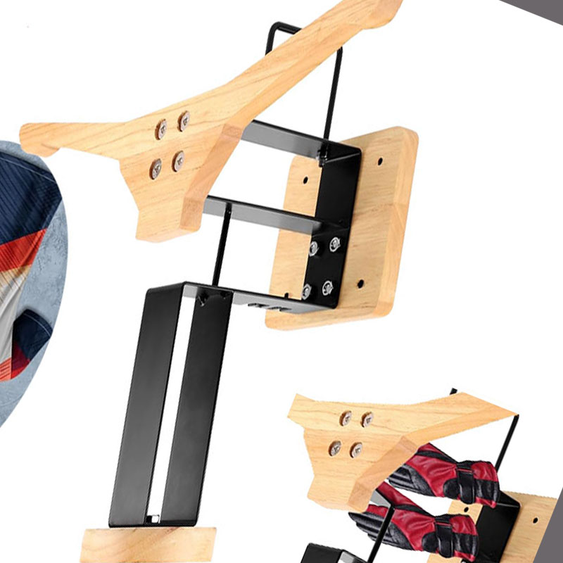 Drewniany uchwyt na kask motoc – Sports Equipment Organizer recenzja i cena
