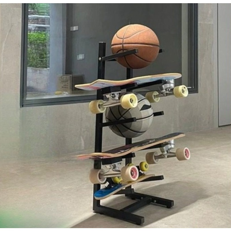 Stojak na sprzęt do deskorolki – Sports Equipment Football recenzja i cena
