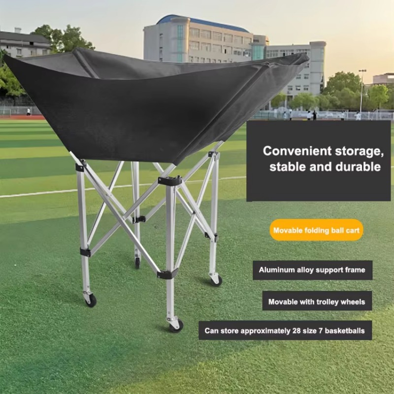 Wózek na piłki sportowe z alum – Sports Equipment Football recenzja i cena