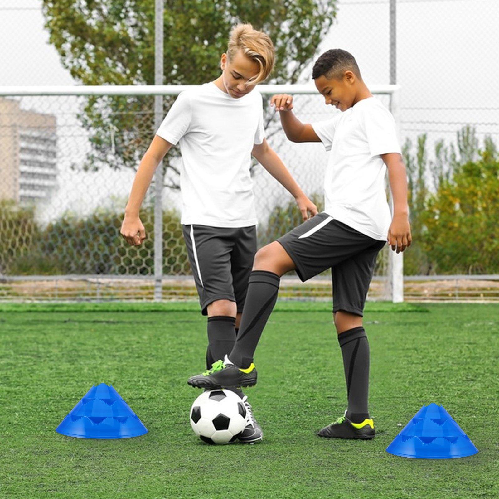 6 szt. stożków treningowych do – Sports Equipment Football recenzja i cena