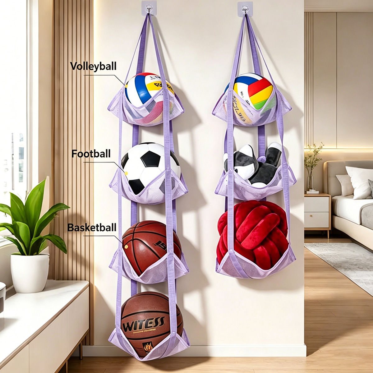 3/4-poziomowa wisząca torba na – Sports Equipment Organizer recenzja i cena